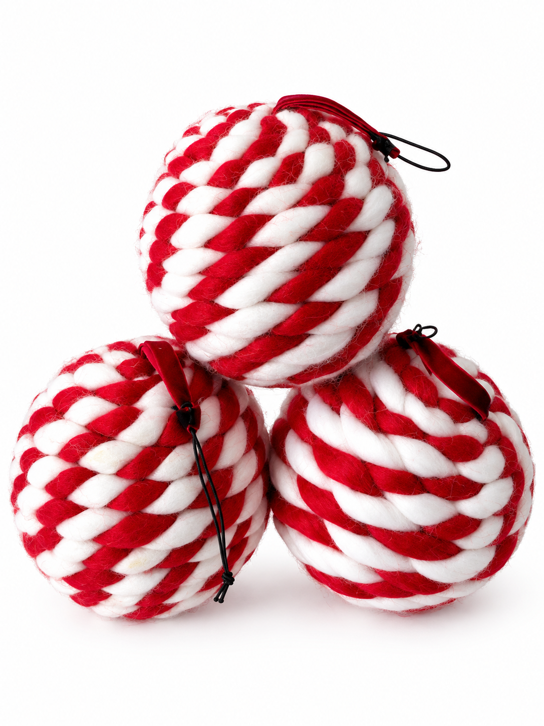 Winter Charm stripe bauble